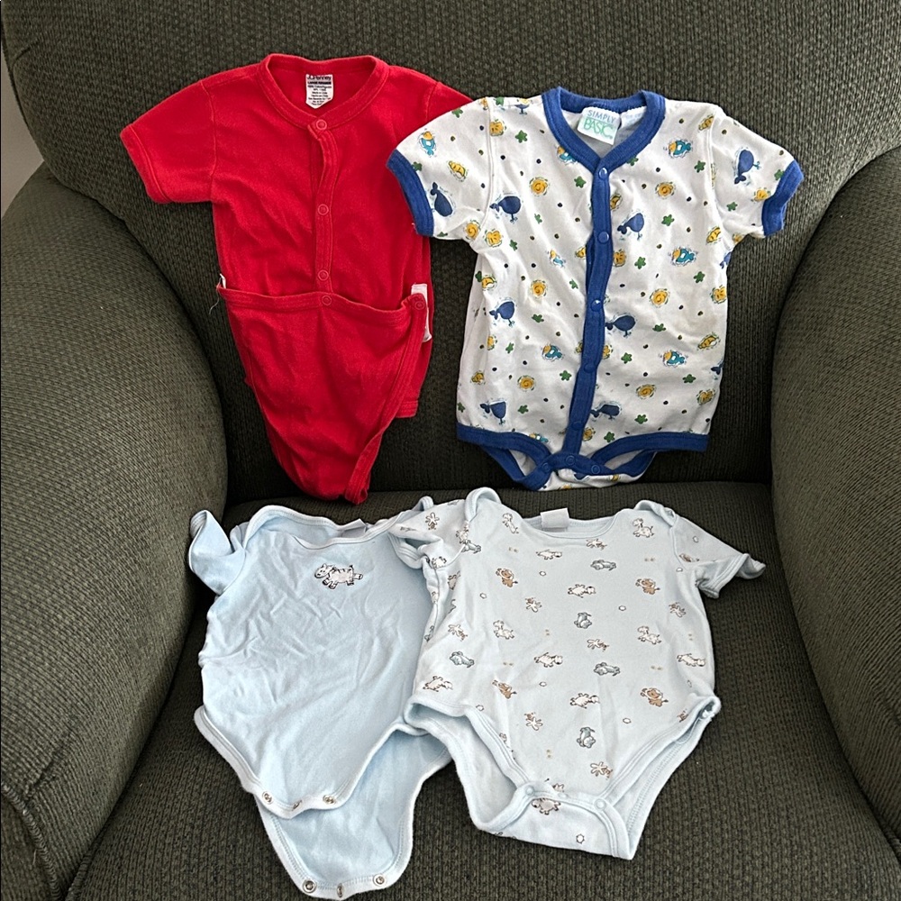 Colorful Kids12 Month Size Bodysuit Collection